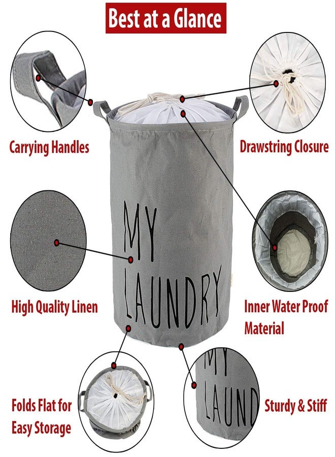ستايليز سلة غسيل قابلة للطي من ستايليز مع غطاء، سعة 63 لترًا (S11050 - رمادي) - Image 4
